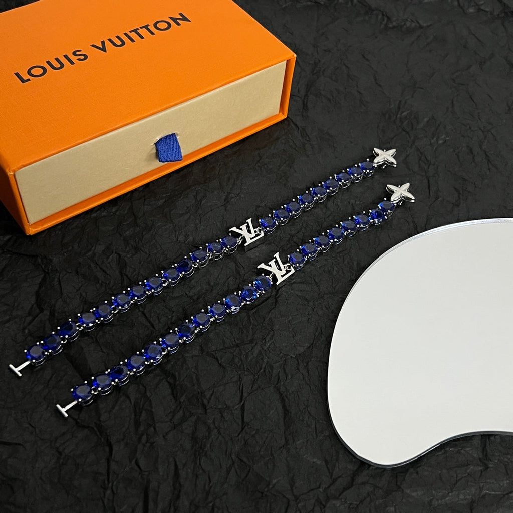 18K Louis Vuitton Crystal Bracelet