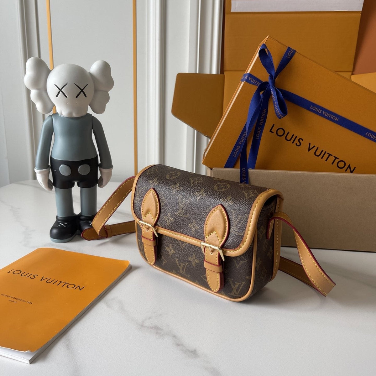 Louis Vuitton Satchel Mini Monogram Crossbody Bag — side
