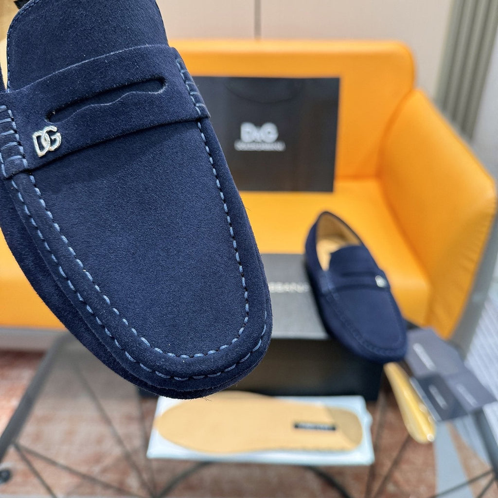 Dolce & Gabbana Moc-Toe Driving Loafers — detail
