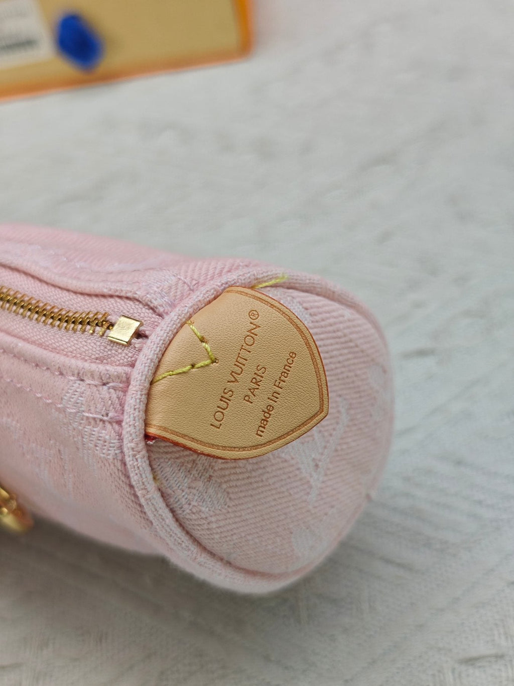 Louis Vuitton Speedy Trousse Monogram Denim Coin Pouch — detail