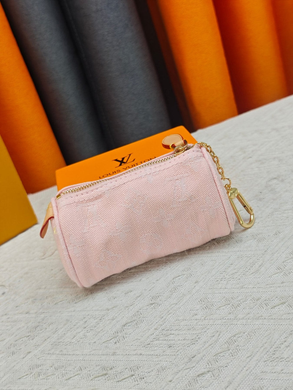 Louis Vuitton Speedy Trousse Monogram Denim Coin Pouch — back