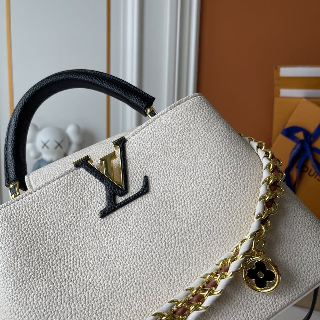 Louis Vuitton Capucines Daydream Floral Chain Handbag — detail