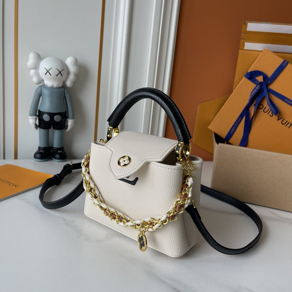 Louis Vuitton Capucines Daydream Floral Chain Handbag — front