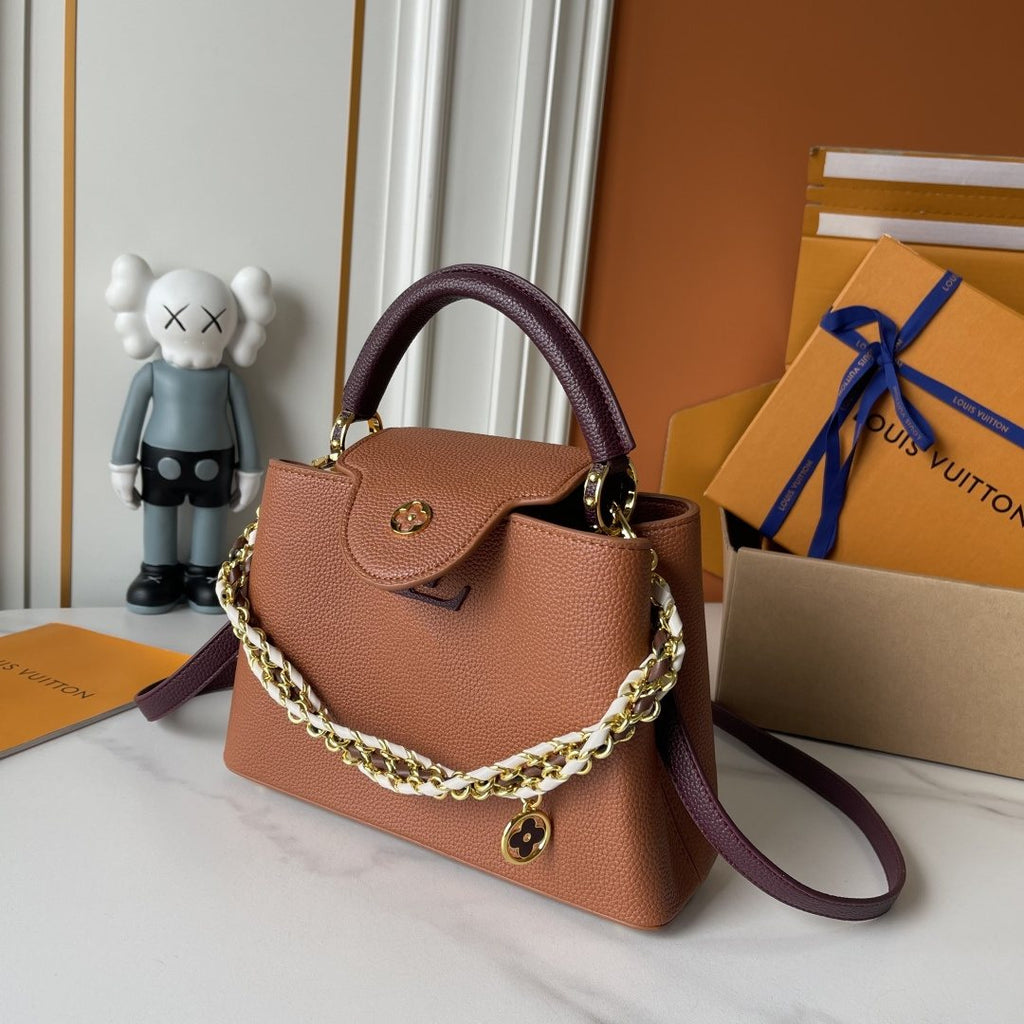 Louis Vuitton Capucines Daydream Floral Chain Handbag — front