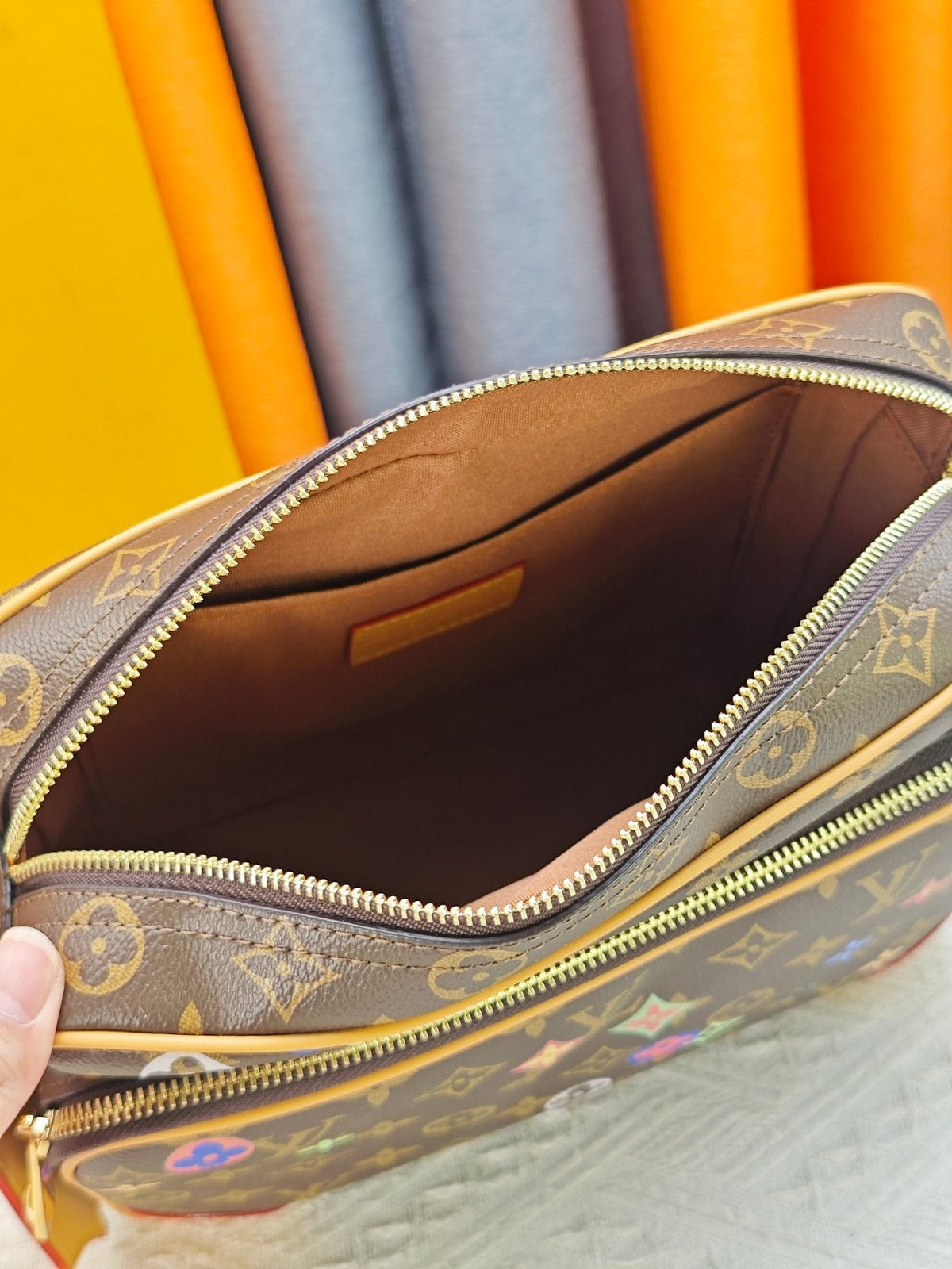 Louis Vuitton Nil Multicolor Monogram Crossbody Bag — front
