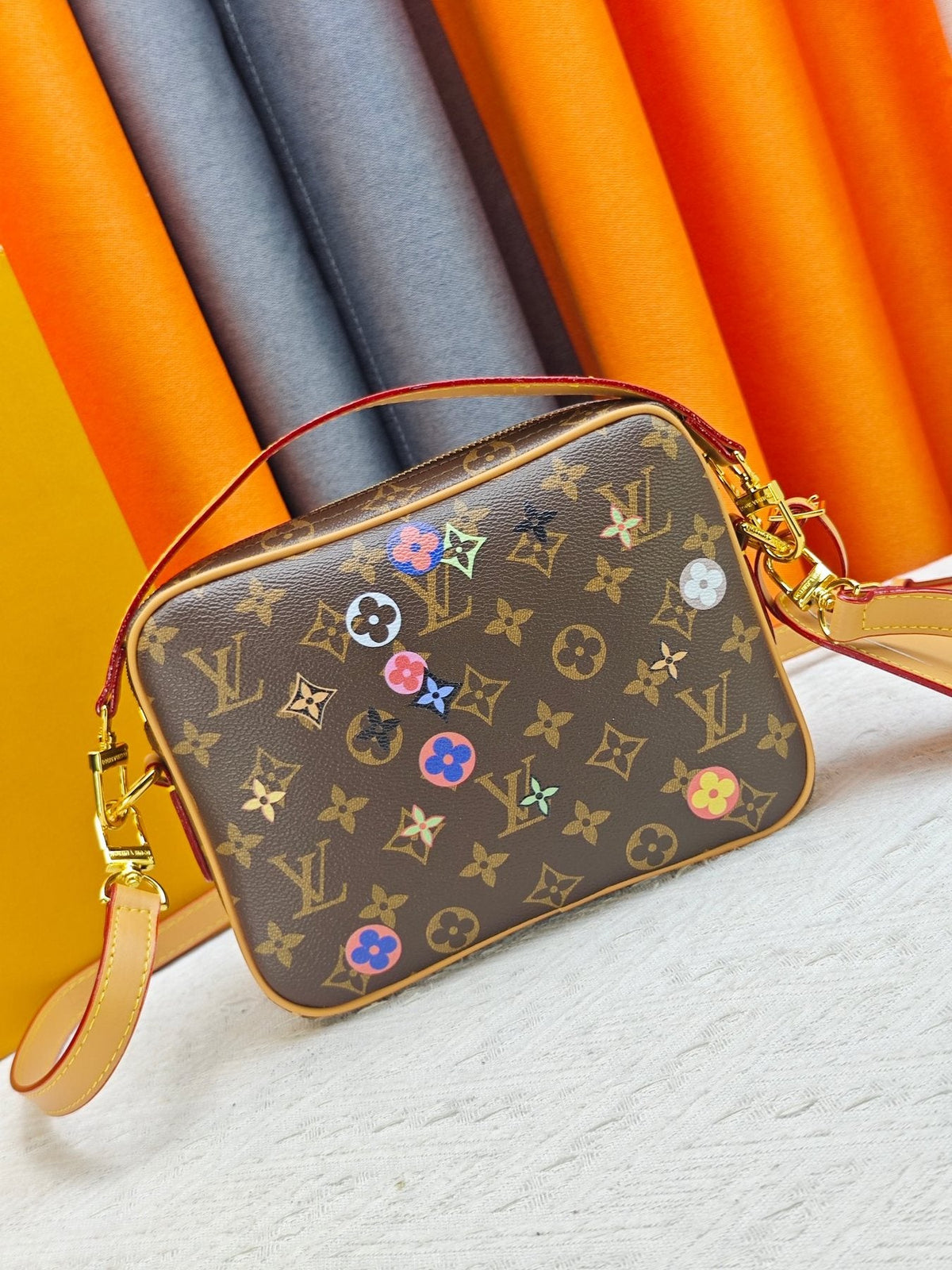 Louis Vuitton Nil Multicolor Monogram Crossbody Bag — back