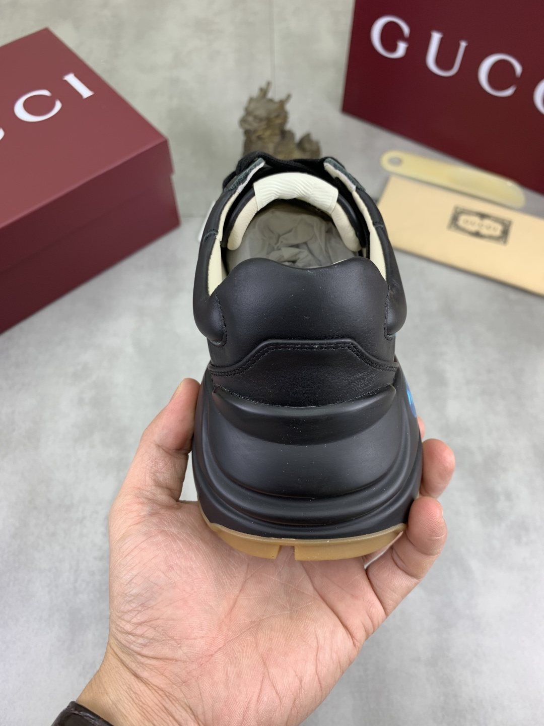 Gucci Multicolor Accent Chunky Sneakers — back