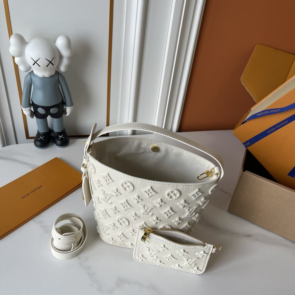 Louis Vuitton All In BB Monogram Bucket Bag — detail