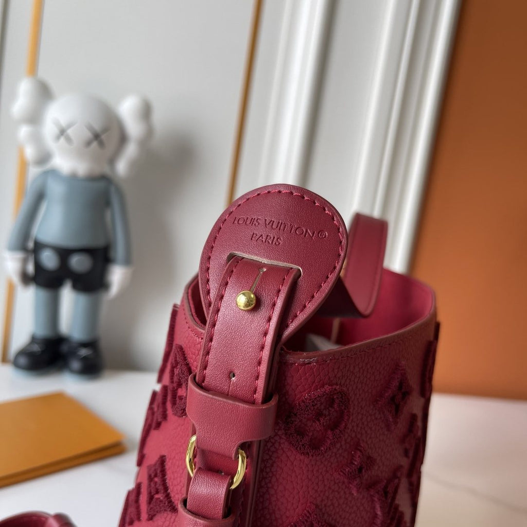 Louis Vuitton All In BB Monogram Bucket Bag — detail