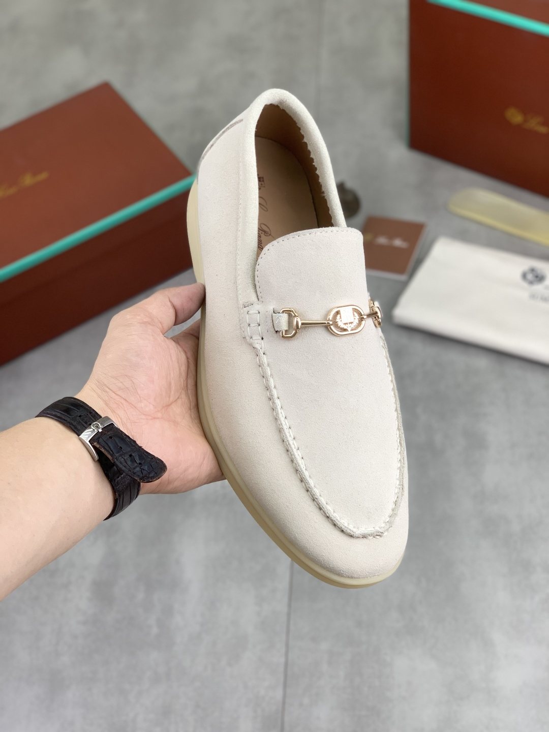 Loro Piana Bit Loafers — model
