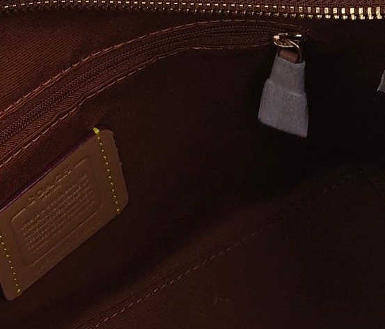 Coach Laurel Monogram Hobo Shoulder Bag — detail