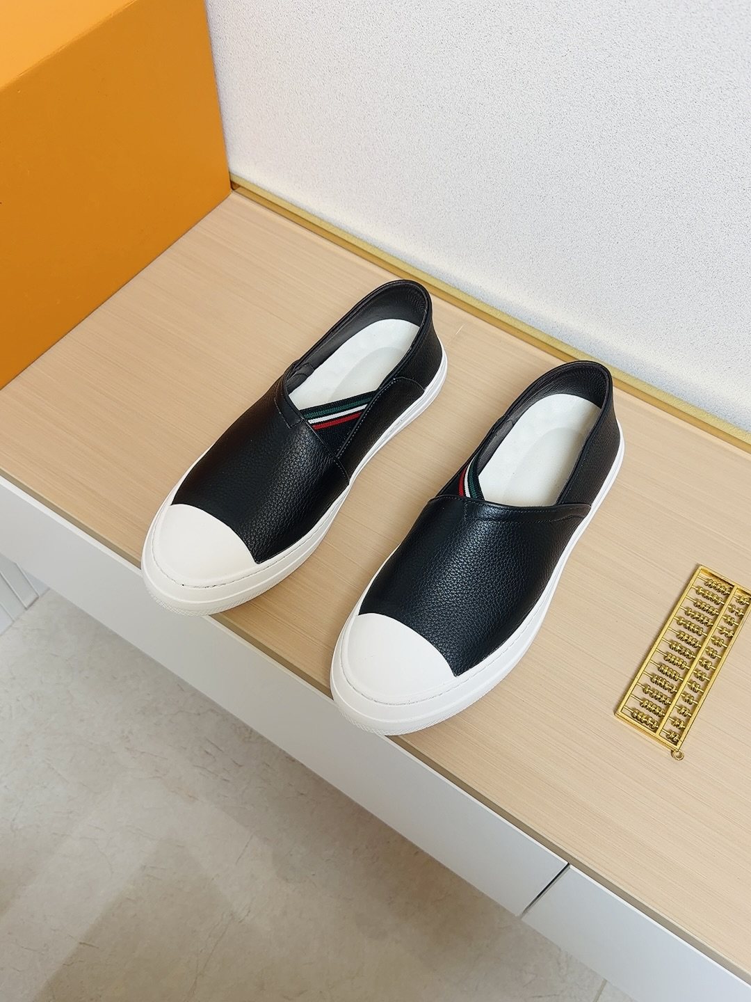 Gucci Toe-Cap Slip-On Shoes — front