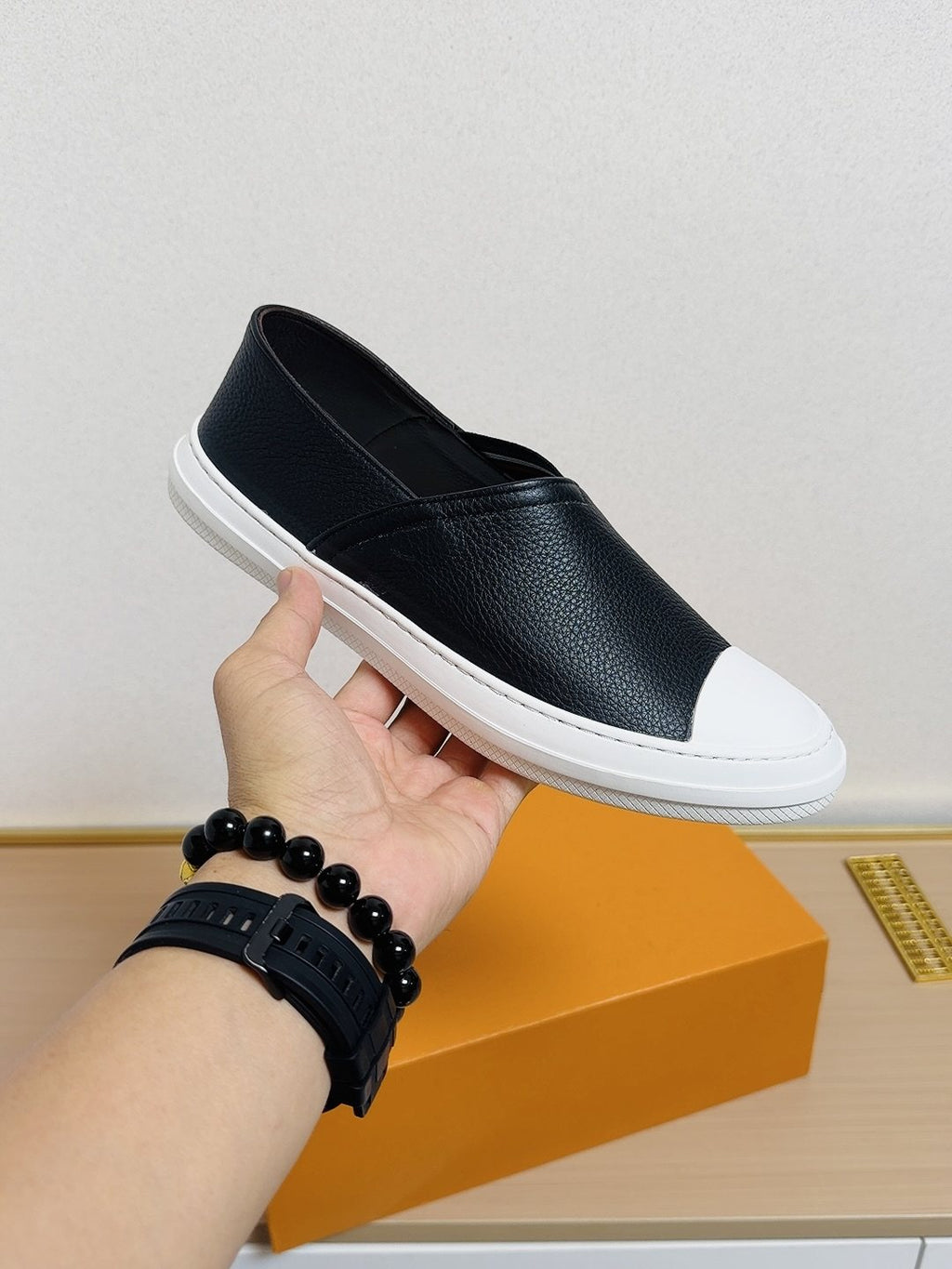 Gucci Toe-Cap Slip-On Shoes — model