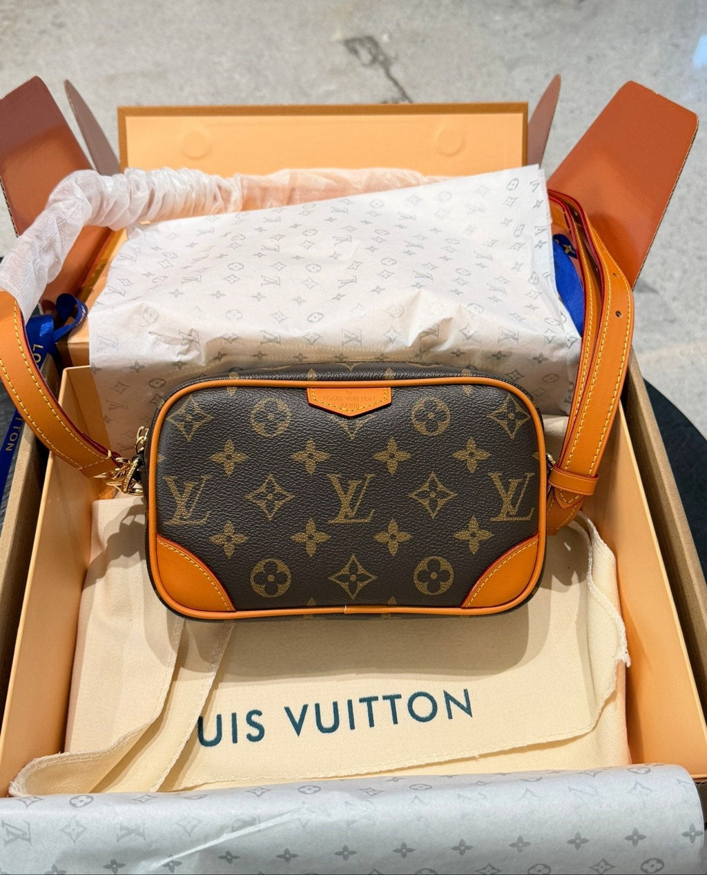 Louis Vuitton Nano Alpha Monogram Camera Bag — hero