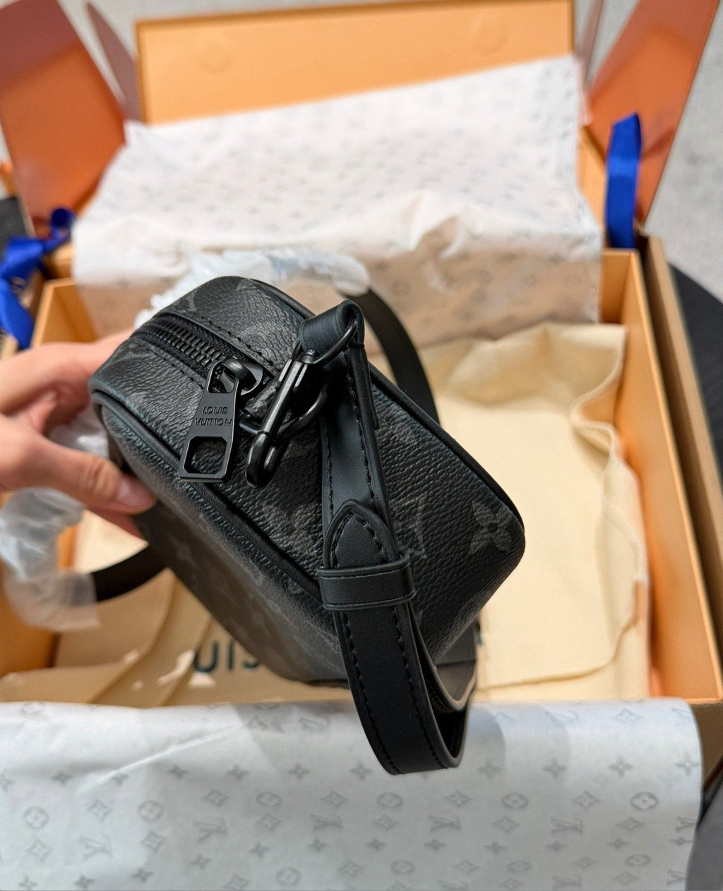 Louis Vuitton Nano Alpha Monogram Camera Bag — side