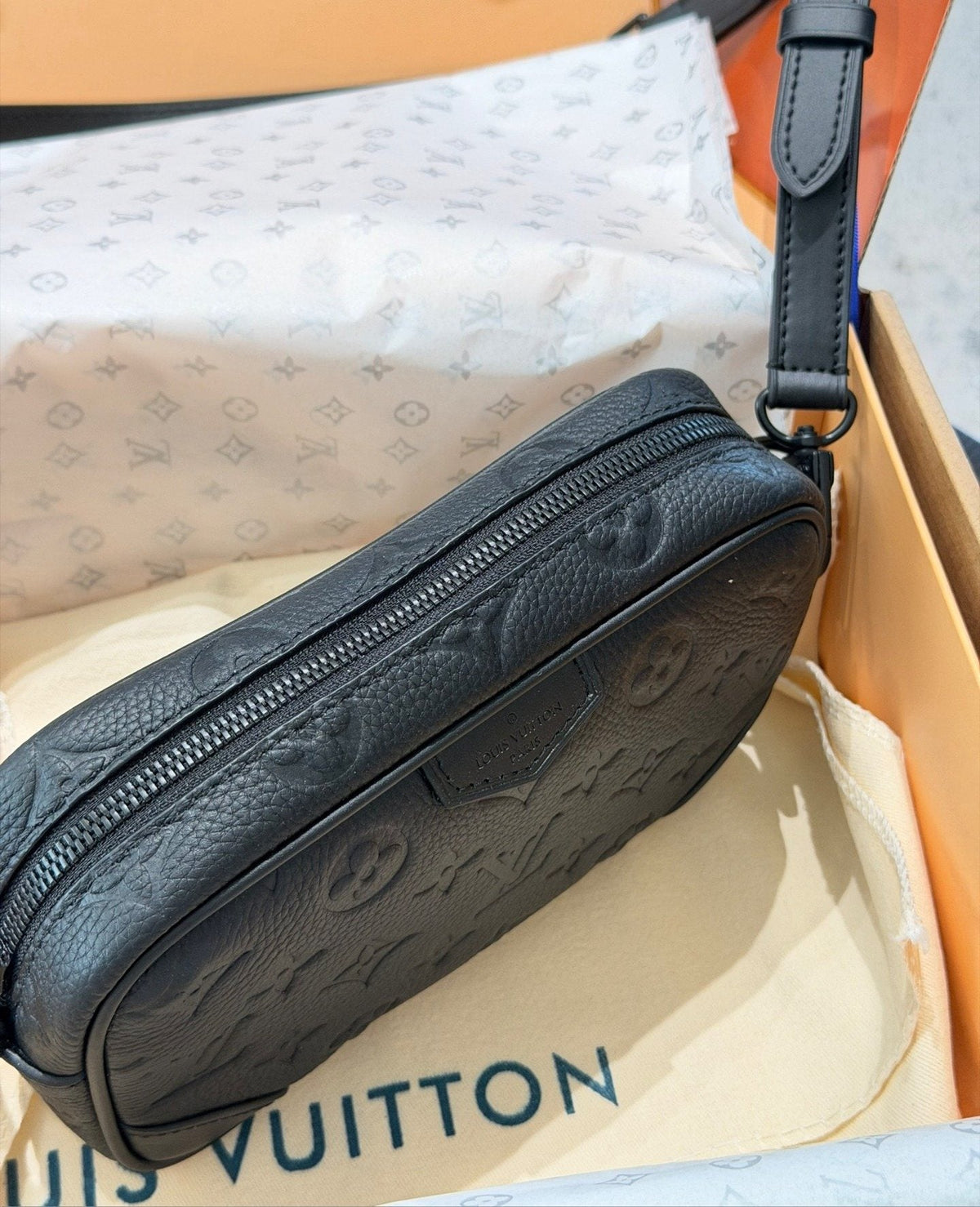 Louis Vuitton Nano Alpha Monogram Camera Bag — detail