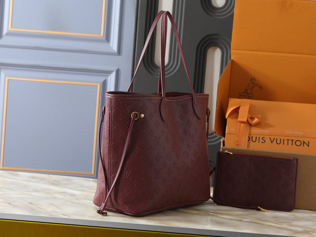 Louis Vuitton Neverfull Monogram Tote — side