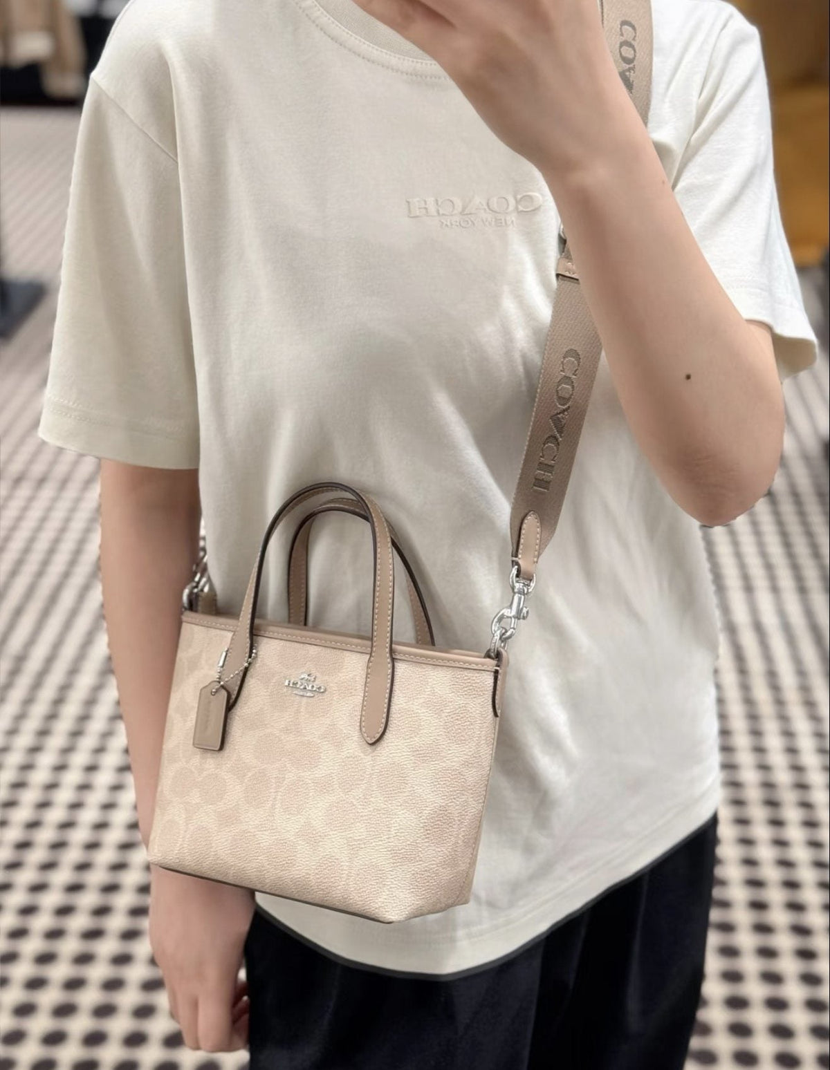 Coach City15 Signature Tote Bag — model