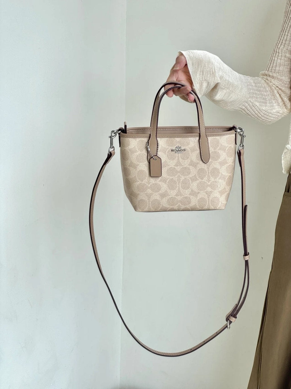 Coach City15 Signature Tote Bag — model