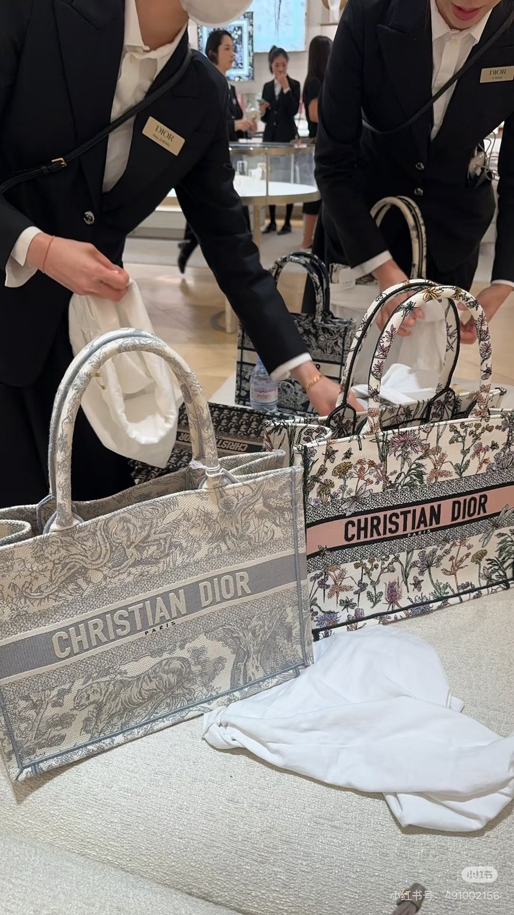 Dior Book Tote Patterned Tote Bag — comparison