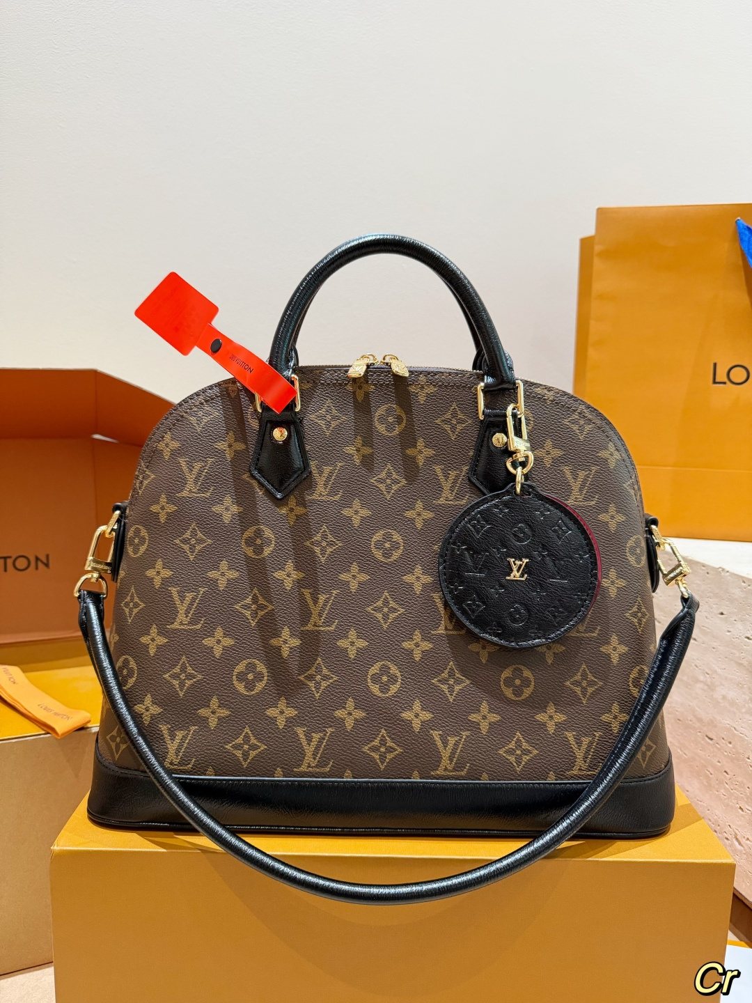 Louis Vuitton Monogram Bolide Dome Handbag — front