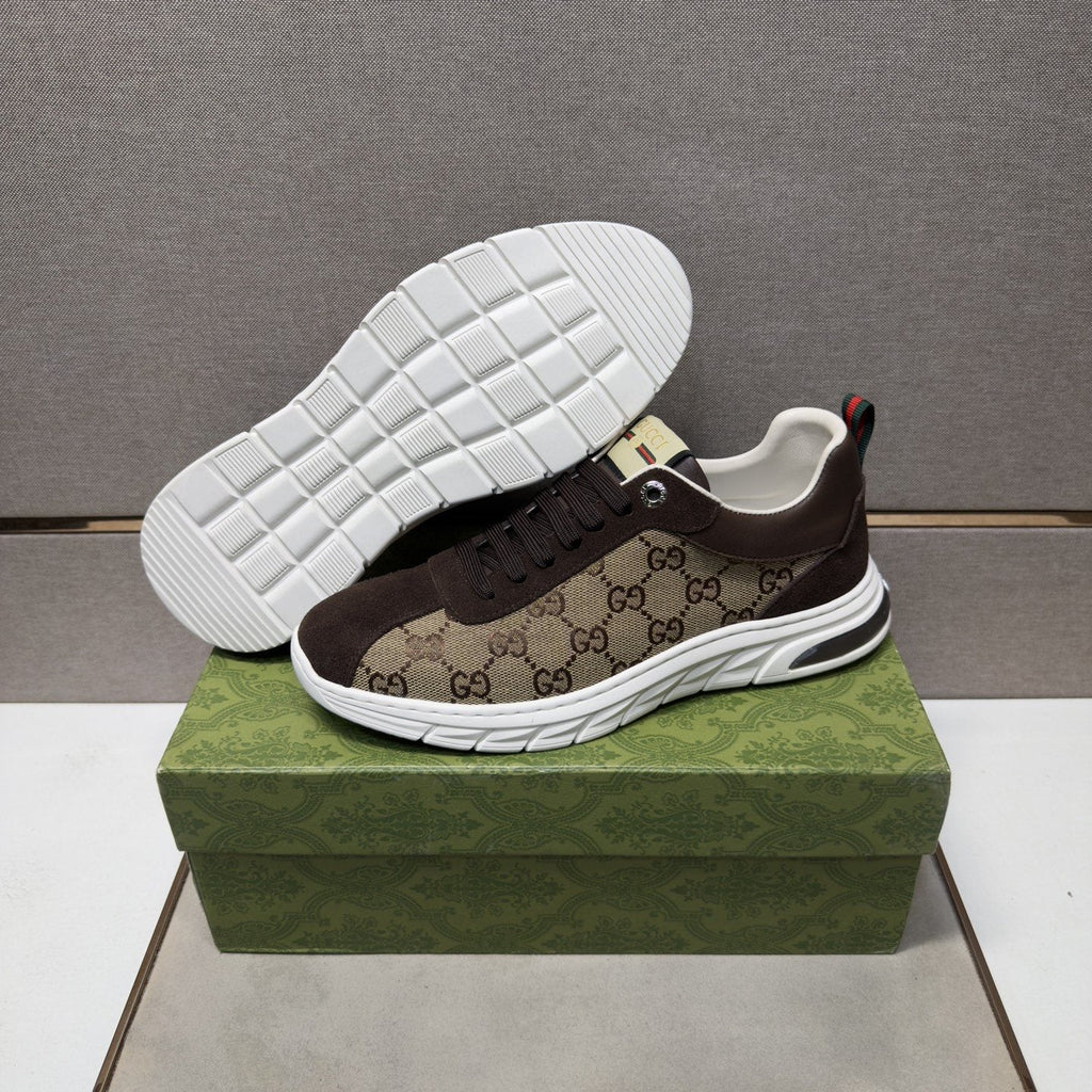 Gucci Patterned Low-Top Sneakers — back