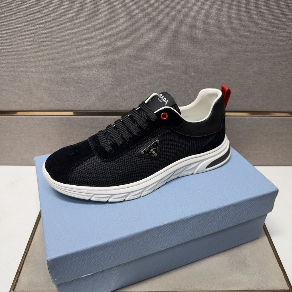 Prada Paneled Low-Top Sneakers — hero