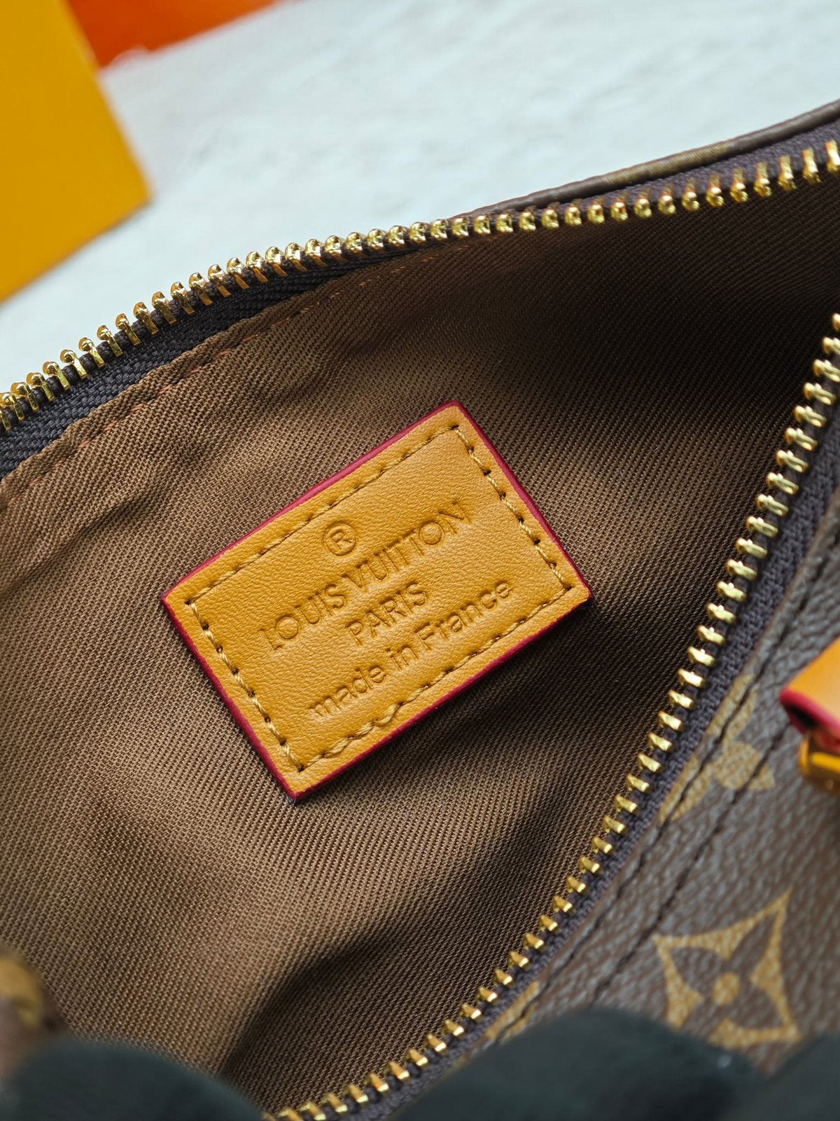 Louis Vuitton Keepall Monogram Barrel Bag — detail
