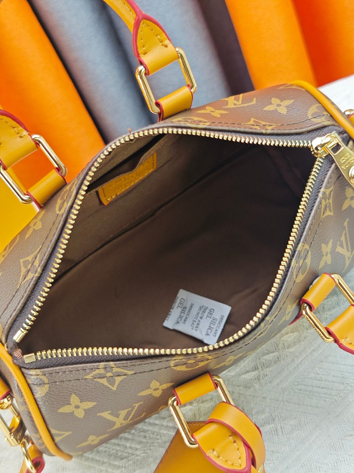 Louis Vuitton Keepall Monogram Barrel Bag — detail