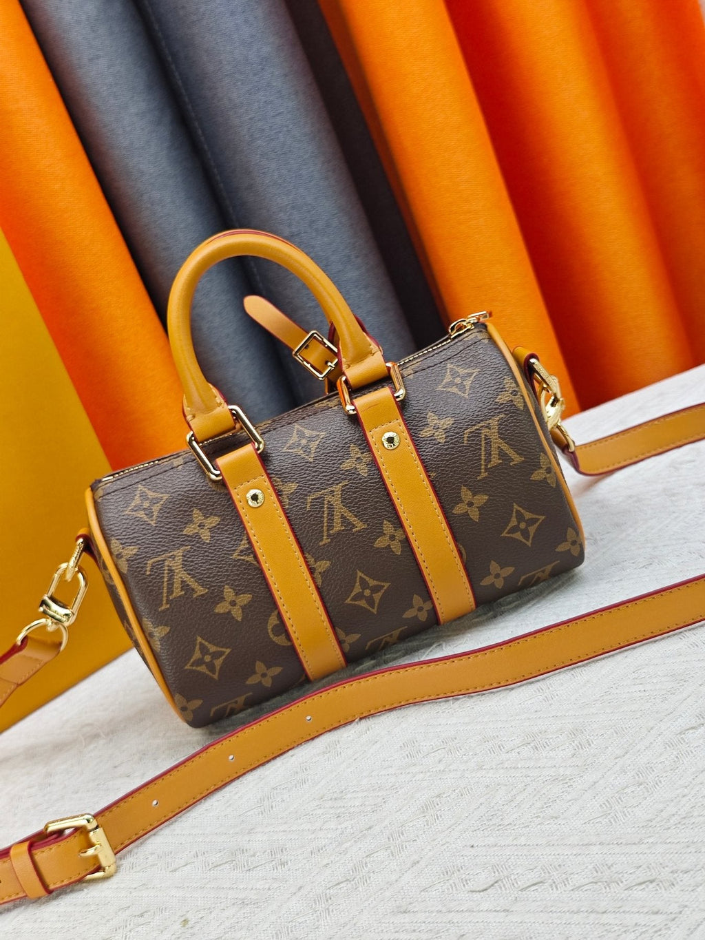 Louis Vuitton Keepall Monogram Barrel Bag — back