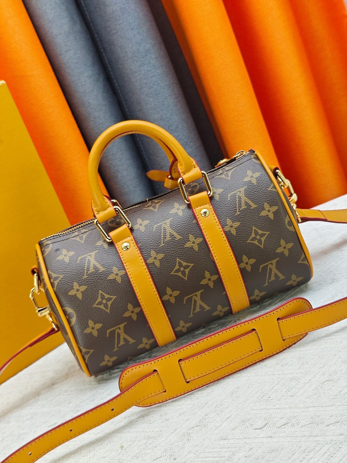 Louis Vuitton Keepall Monogram Barrel Bag — back