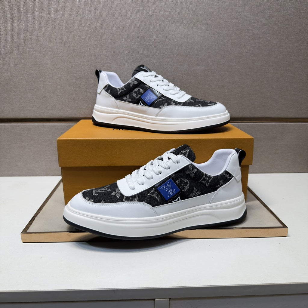 Louis Vuitton Patterned Low-Top Sneakers — side