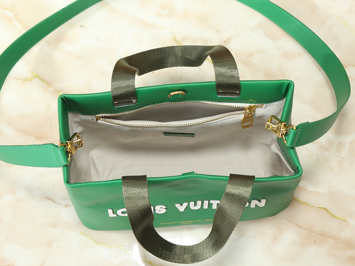Louis Vuitton Shopper Tote with Shoulder Strap — detail