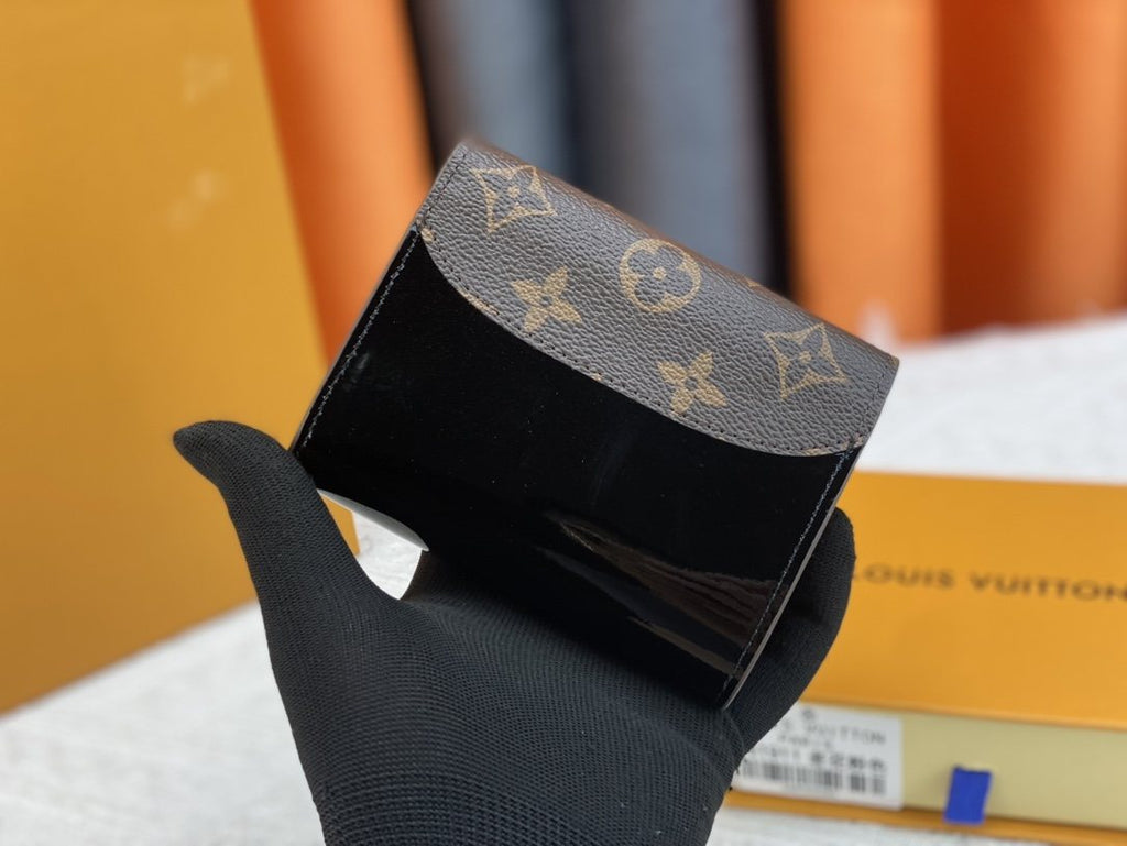 Louis Vuitton Monogram Trunk-Clasp Compact Wallet — back