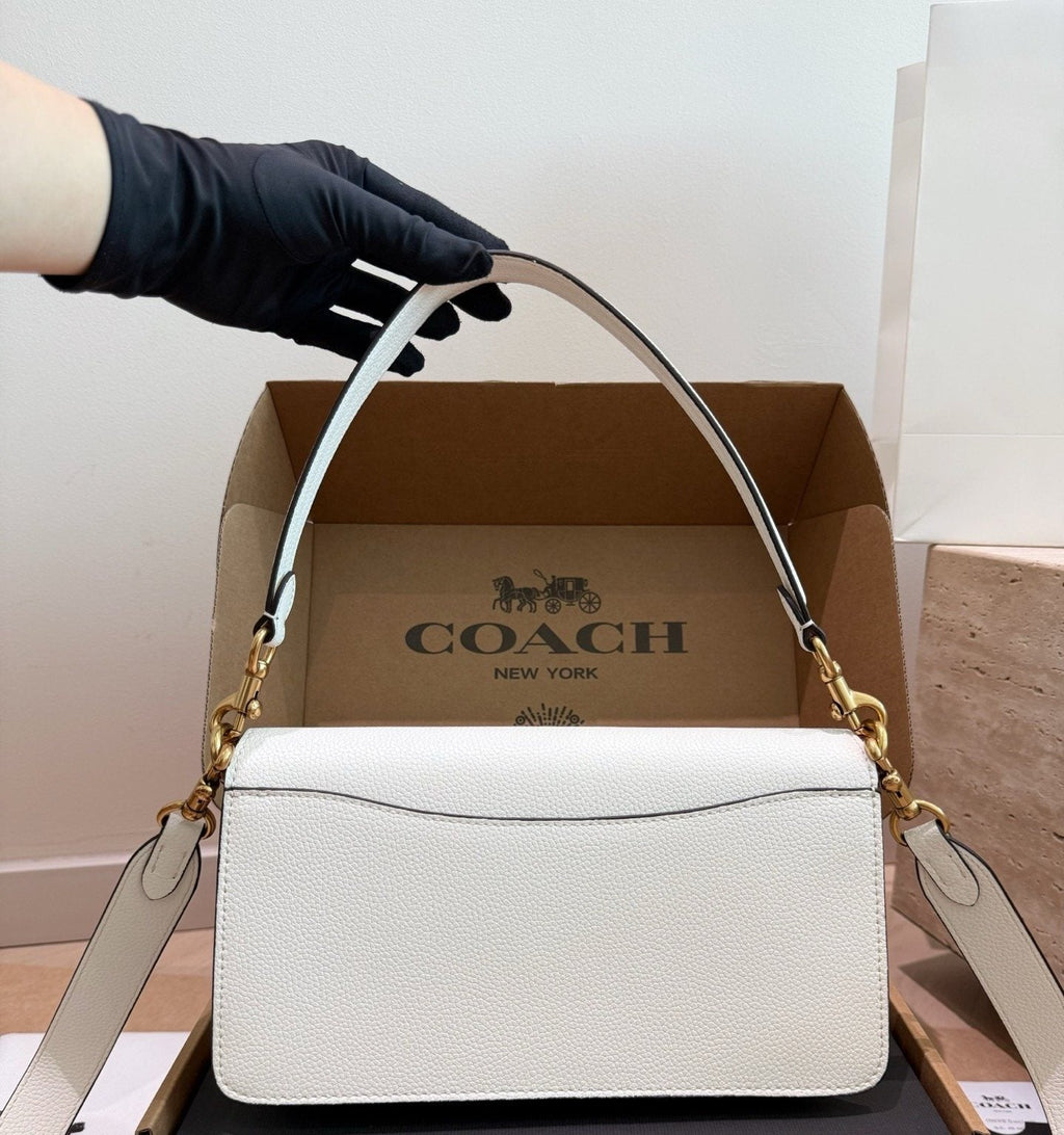 Coach Tabby Curved-Flap Shoulder Bag — back