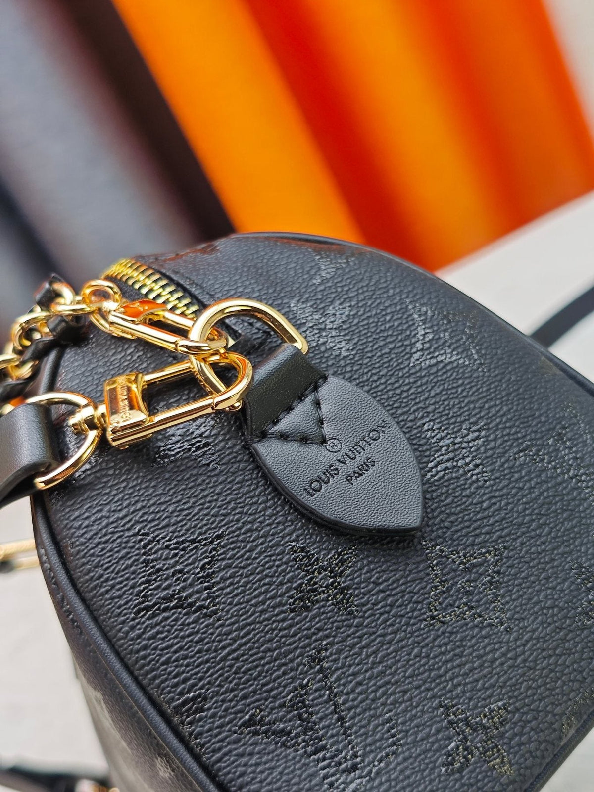 Louis Vuitton Speedy Bandoulière Tonal Monogram Bag — detail