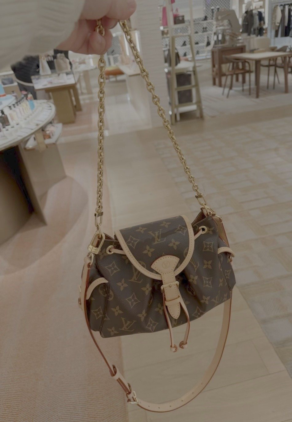 Louis Vuitton Odyssey Monogram Shoulder Bag — front