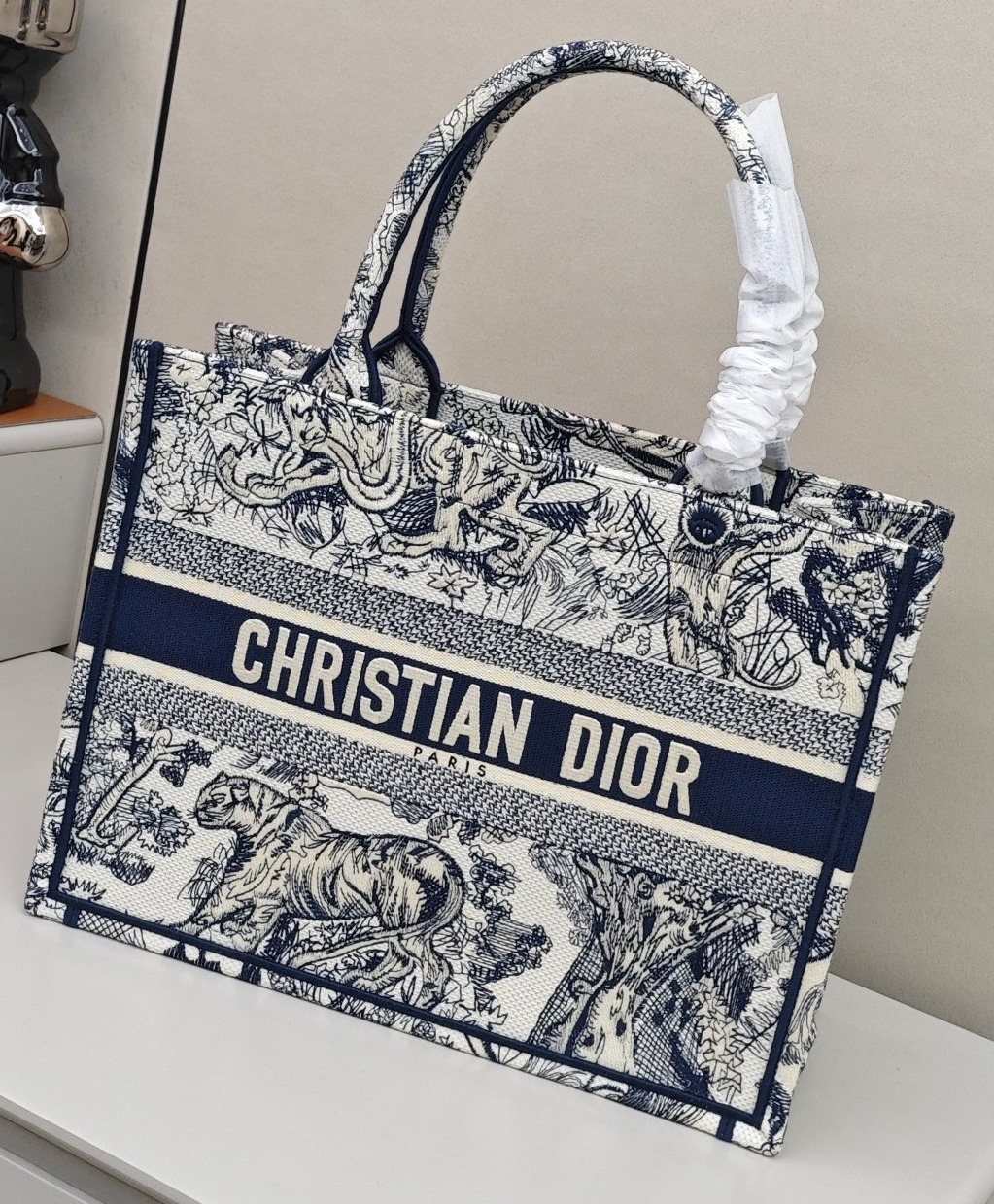 Christian Dior Pictorial Motif Tote Bag — hero